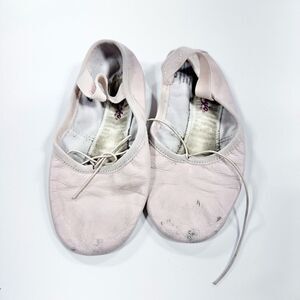 Capezio pink leather ballet shoe 13.5 N